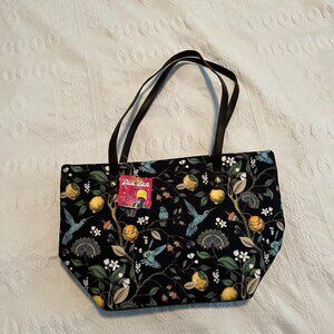 NWT Desi Pop Indian Hummingbirds and Lemons Handbag